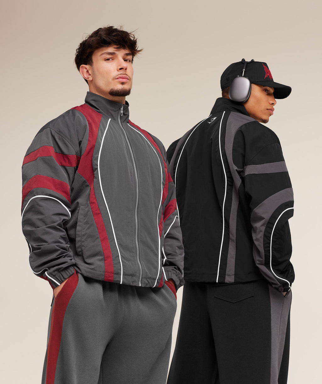 Gymshark x Carlos Belcast Track Jacket - Grey — imagem 6
