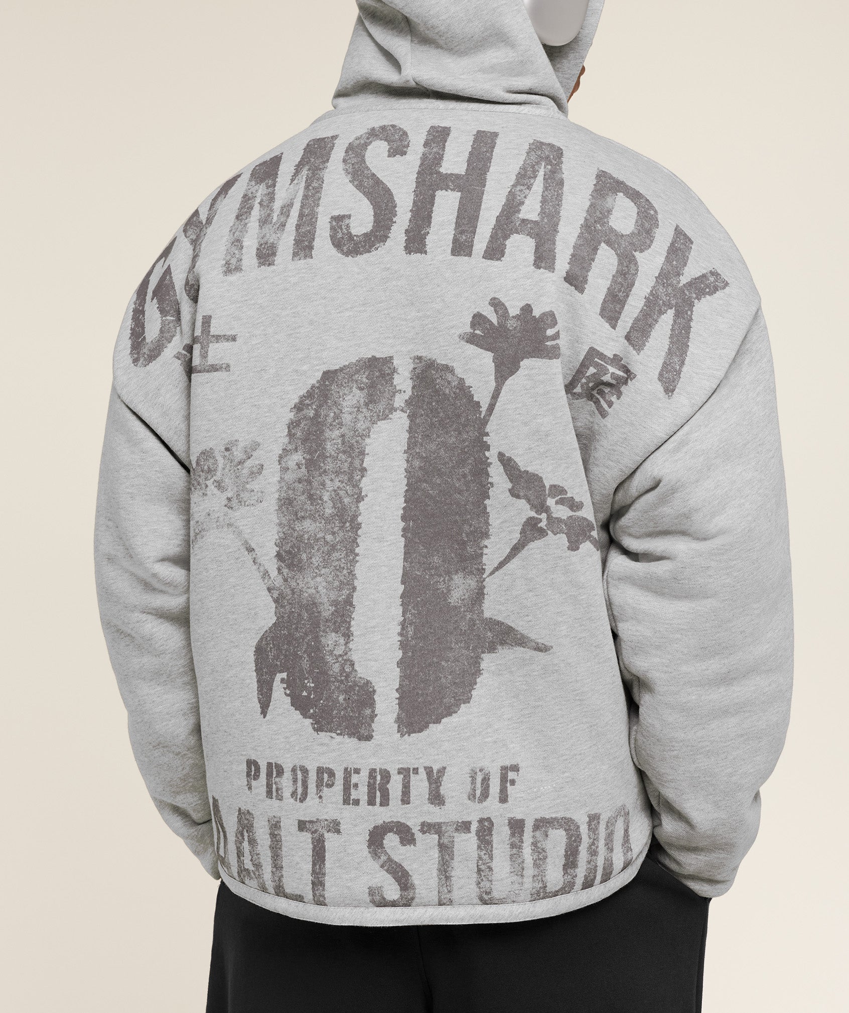 Gymshark x Saalt Studios Jacket - GS Utility Green/GUILLE Core Grey Marl — imagem 14
