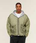 Gymshark x Saalt Studios Jacket - GS Utility Green/GUILLE Core Grey Marl — imagem 1