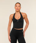 Halter Neck Cami with Shelf - Black — imagem 1