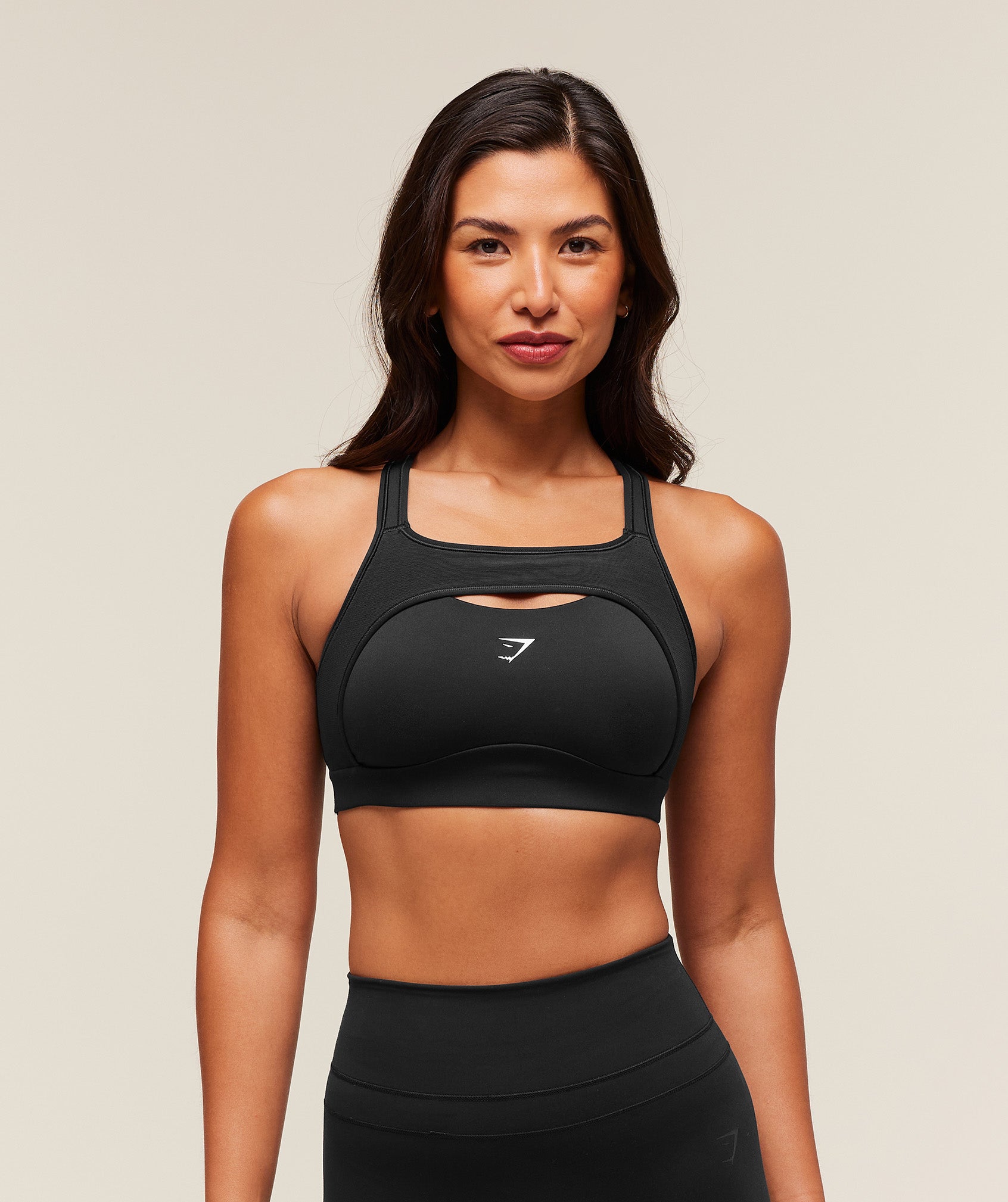 Alpha High Support Sports Bra - Black — imagem 1