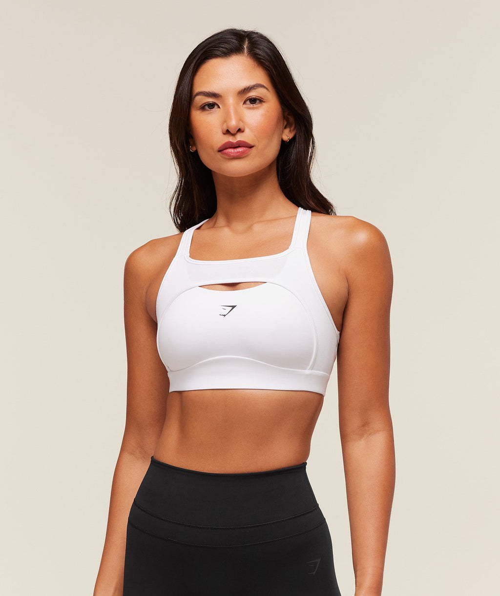 Alpha High Support Sports Bra - White — imagem 1