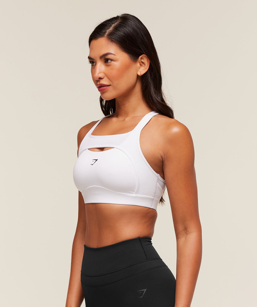 Alpha High Support Sports Bra - White — imagem 3