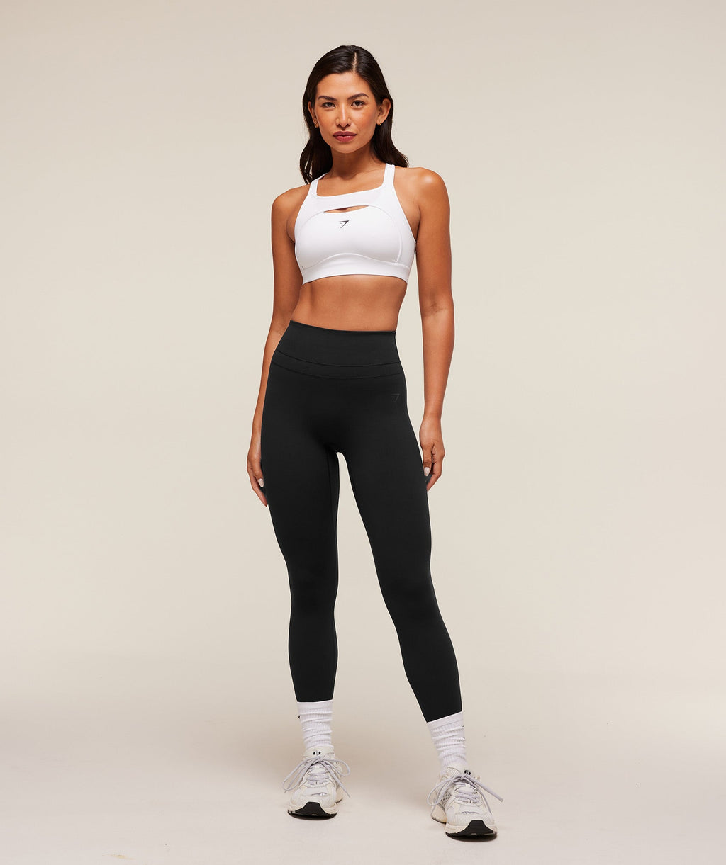 Alpha High Support Sports Bra - White — imagem 4
