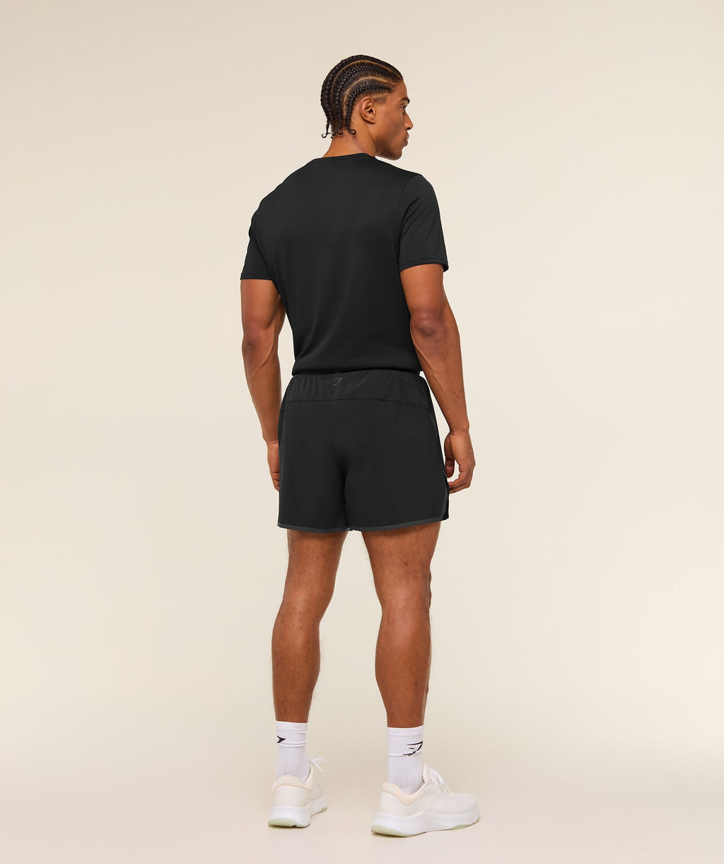 Hybrid 5" Performance Shorts - Black — imagem 5