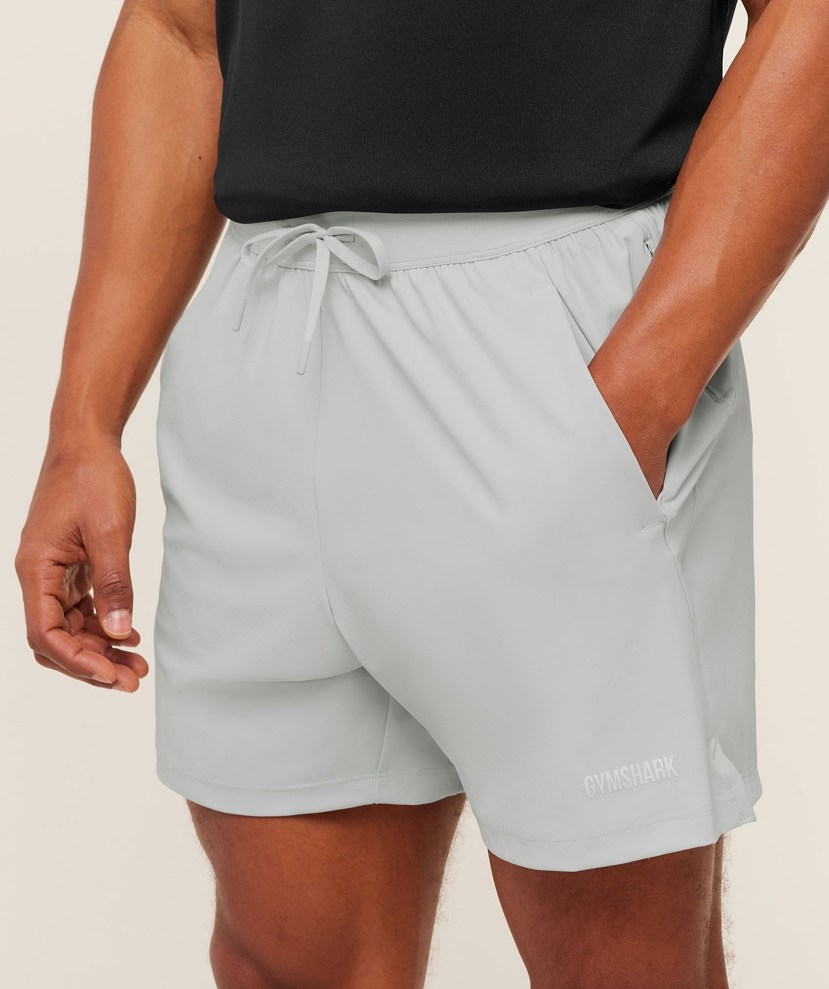 Active Rest 6" Shorts - Light Grey — imagem 5