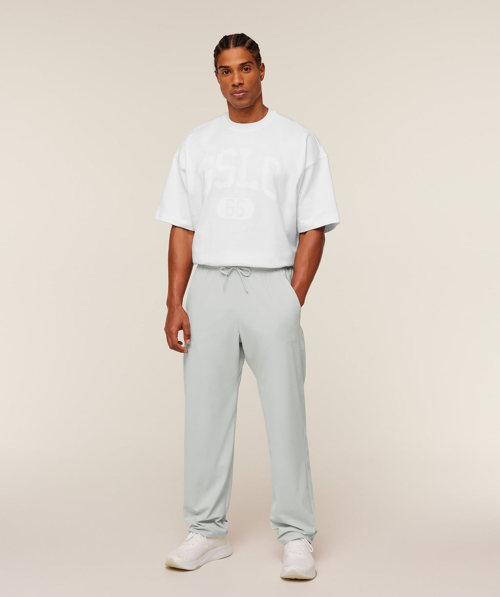 Hybrid Joggers - Light Grey — imagem 4