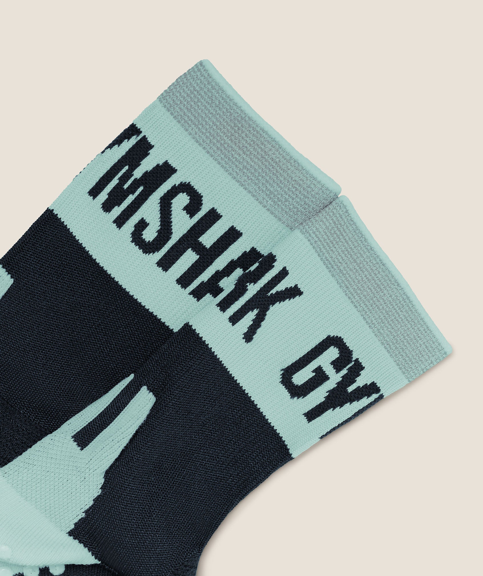Hybrid Training Grip Socks Single - Black/Pop Turquoise — imagem 3