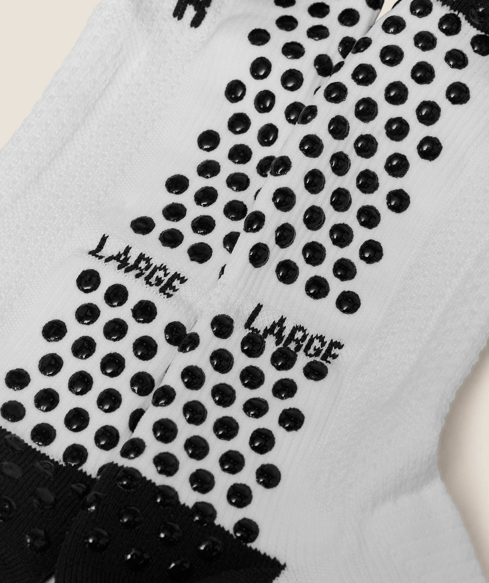 Hybrid Training Grip Socks Single - White/Black — imagem 4