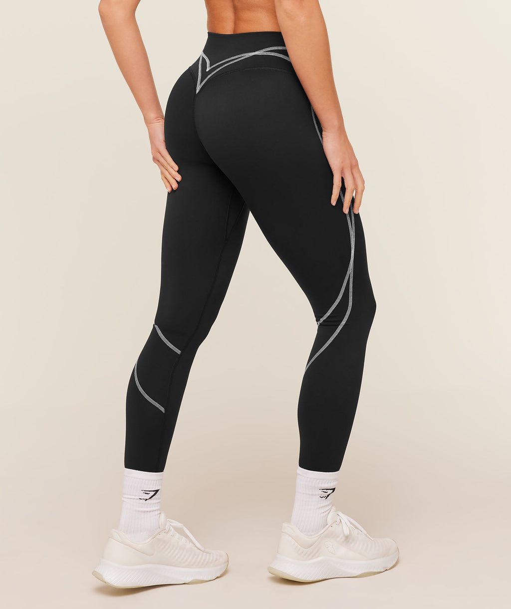 Volt Leggings - Black/White — imagem 2