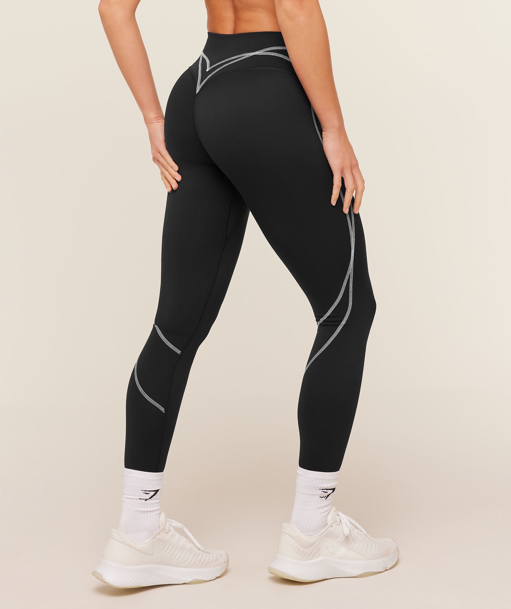 Volt Leggings - Black/White — imagem 2
