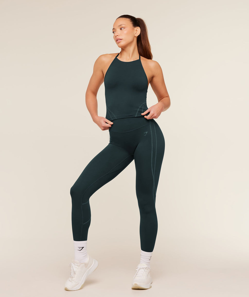Volt Leggings - Deep Petrol Blue/Stealth Blue — imagem 6