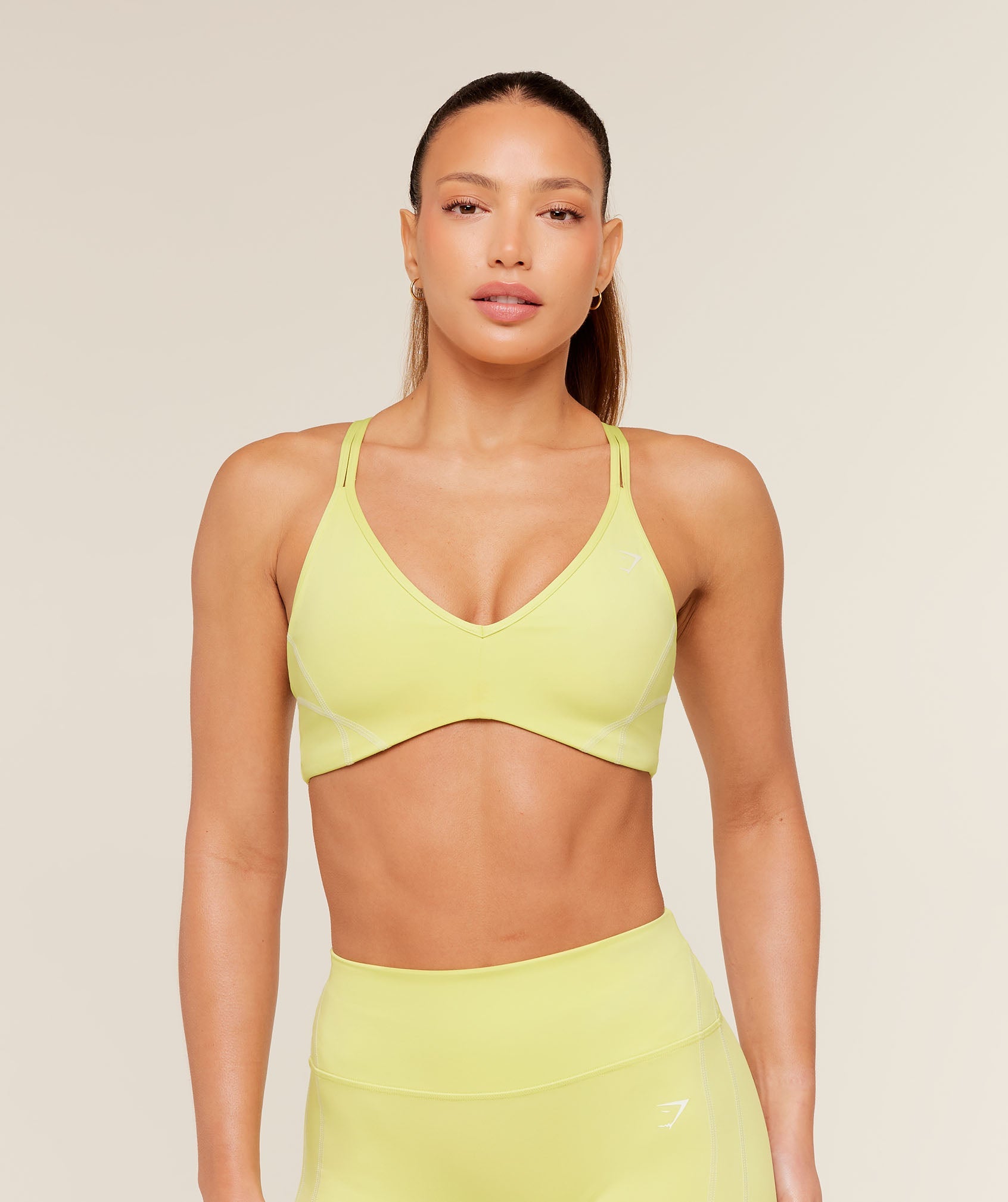 Volt Light Support Sports Bra - Sorbet Yellow/White — imagem 1
