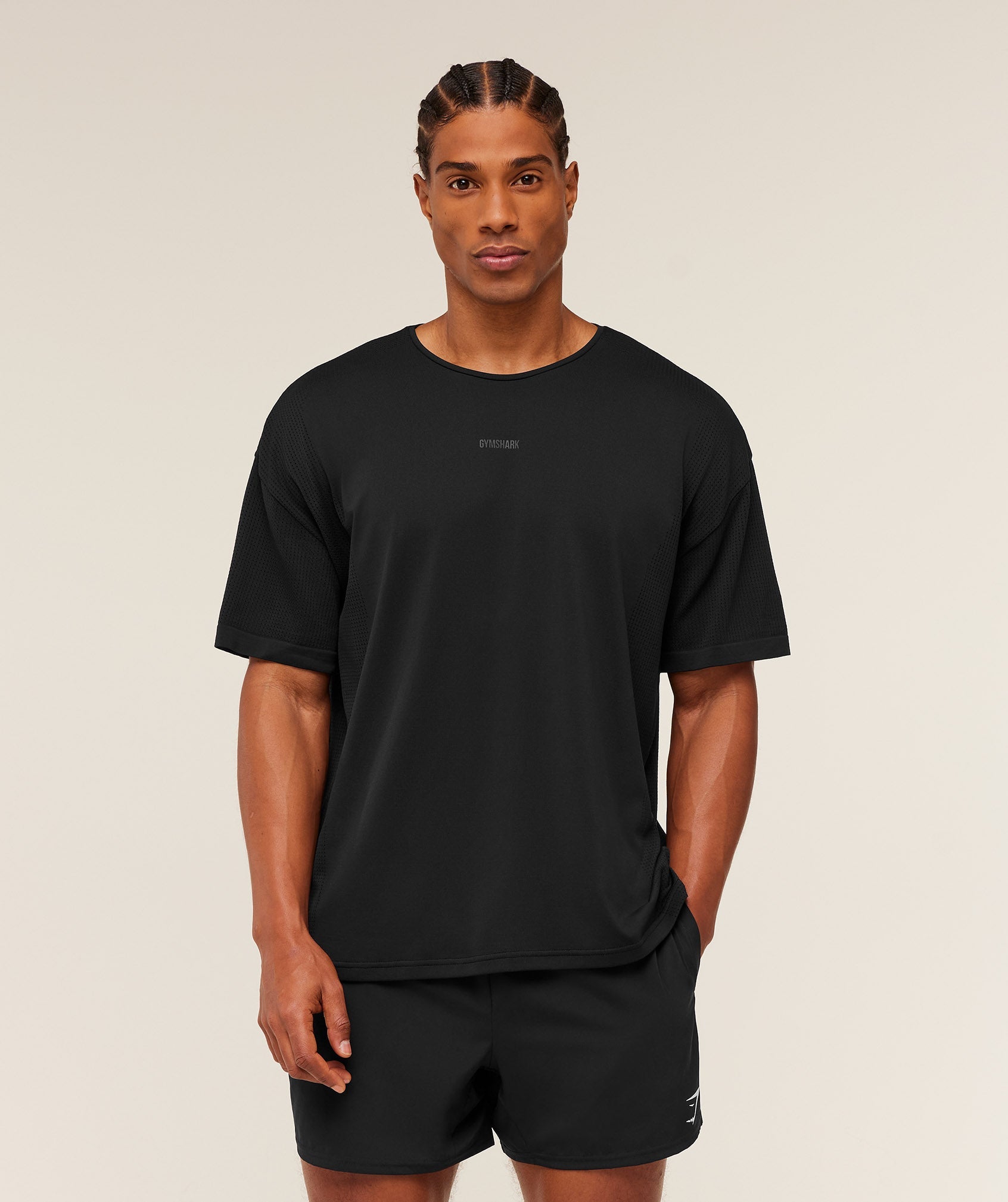 Distance Seamless T-Shirt - Black — imagem 4