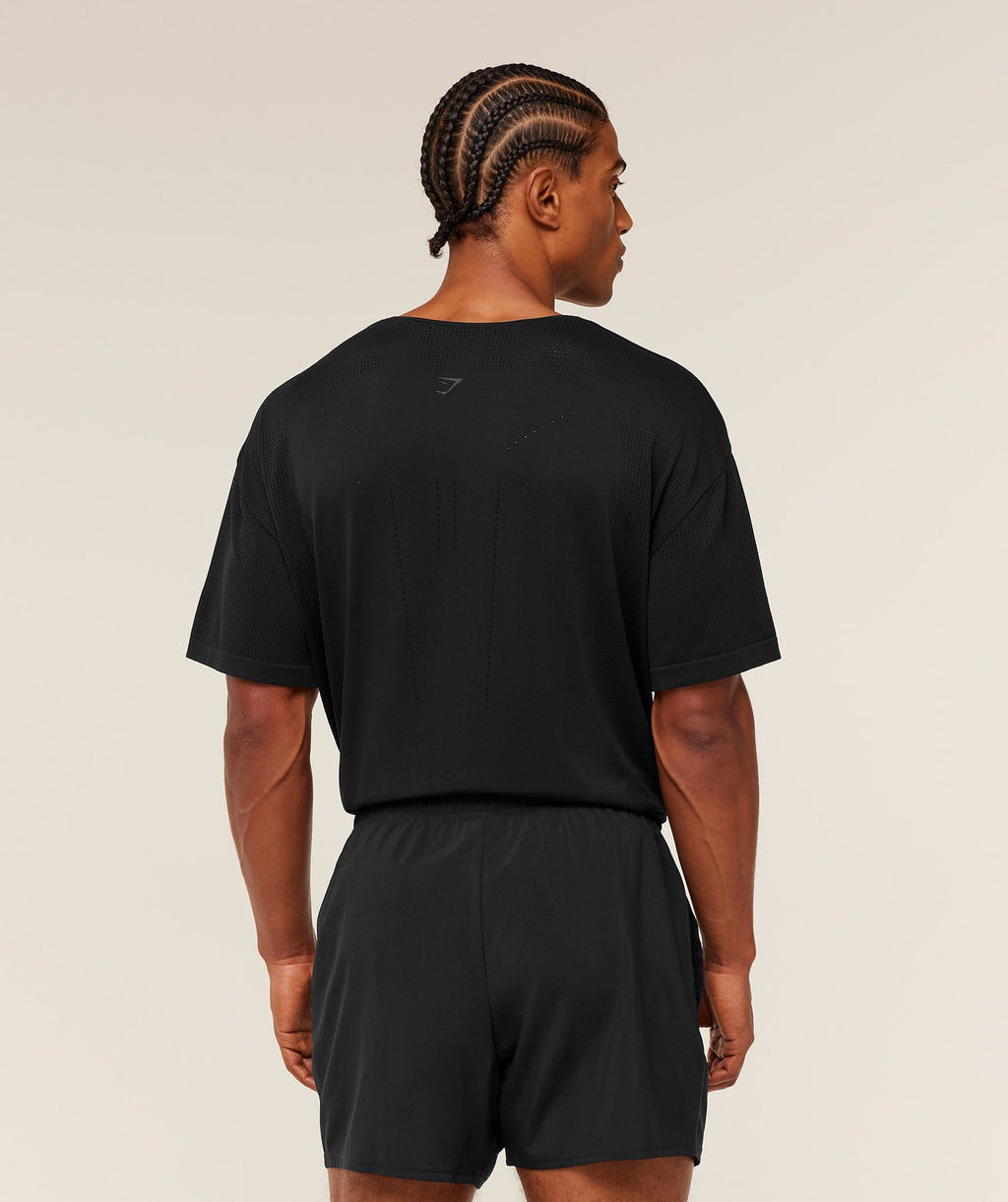 Distance Seamless T-Shirt - Black — imagem 2