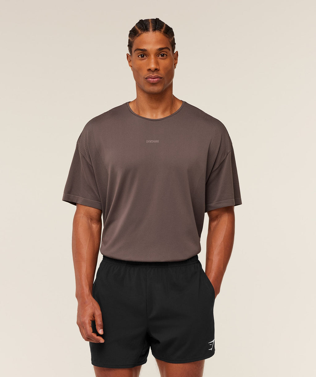 Distance Seamless T-Shirt - Cool Brown /  Cool Brown — imagem 1