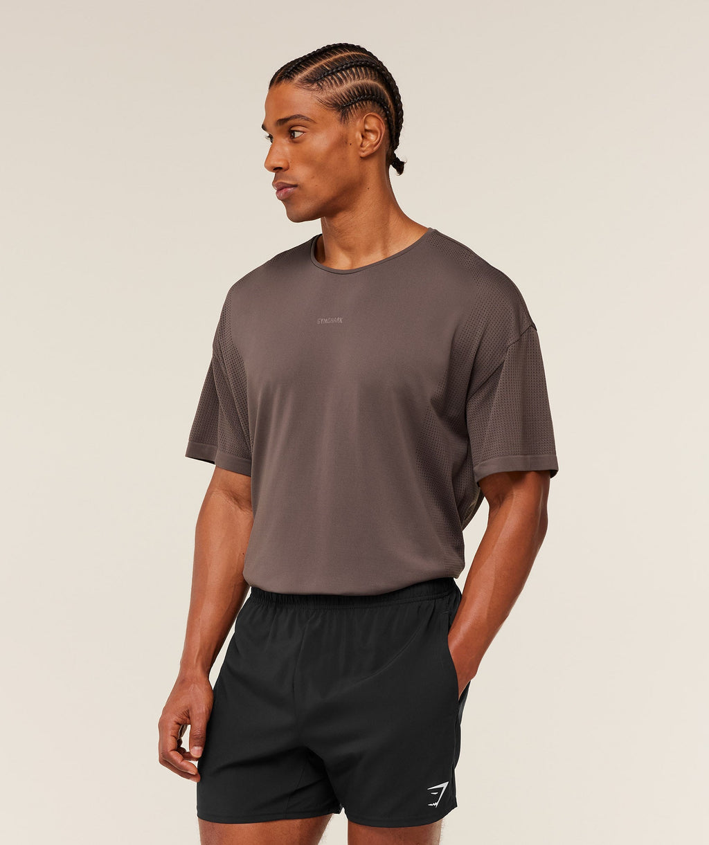 Distance Seamless T-Shirt - Cool Brown /  Cool Brown — imagem 3