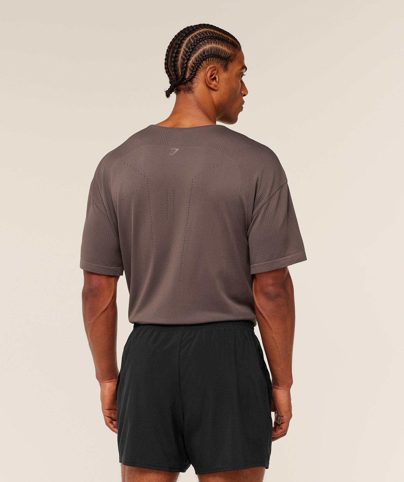 Distance Seamless T-Shirt - Cool Brown /  Cool Brown — imagem 2