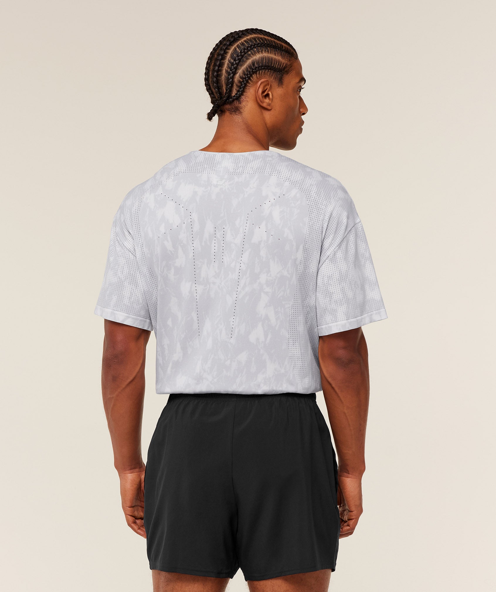 Distance Seamless T-Shirt - Light Grey /  Light Grey / ACID WASH — imagem 2