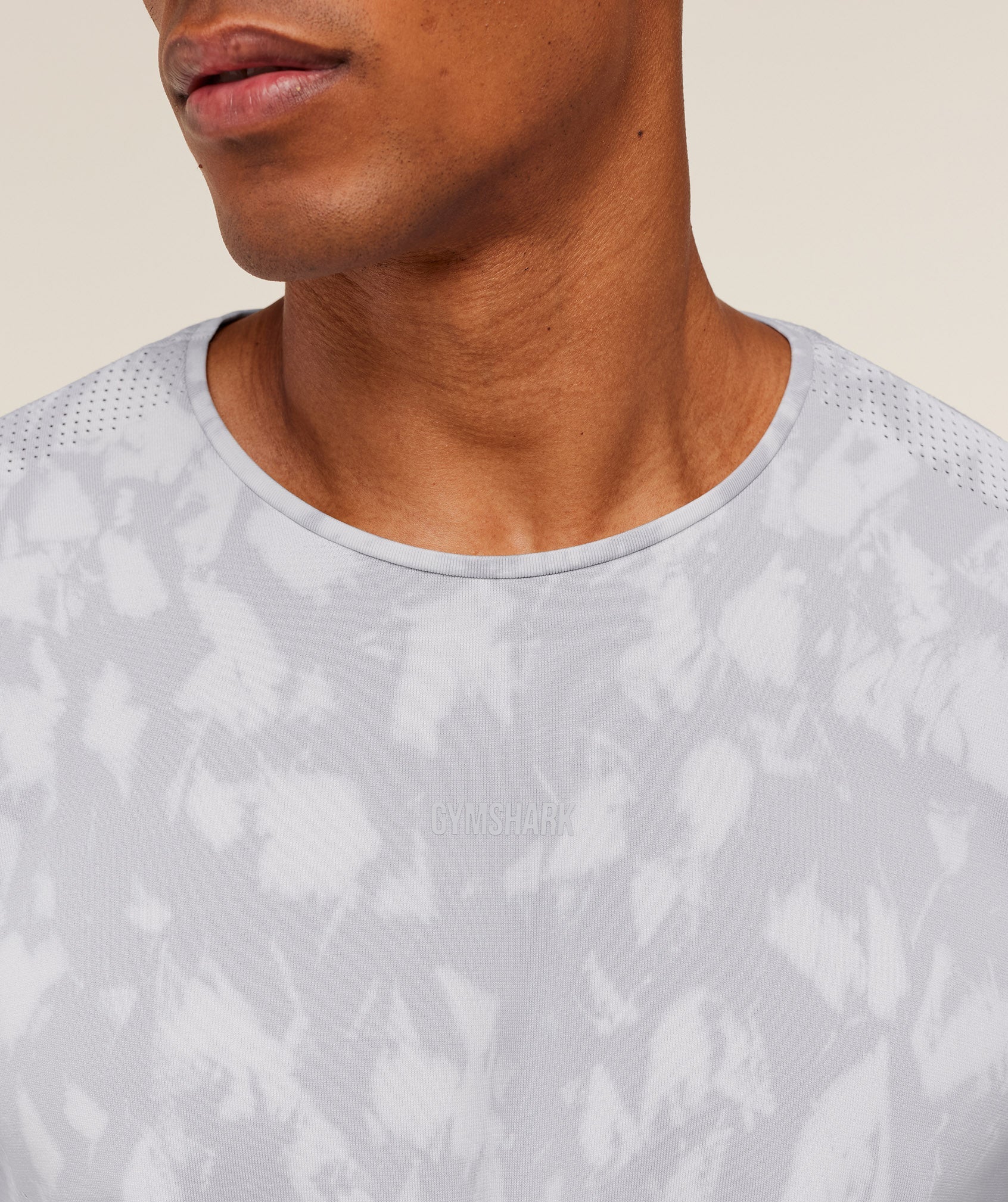 Distance Seamless T-Shirt - Light Grey /  Light Grey / ACID WASH — imagem 6