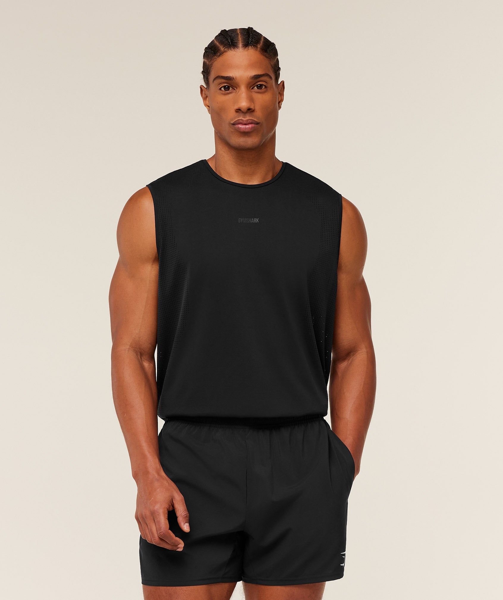 Distance Seamless Tank - Black — imagem 4