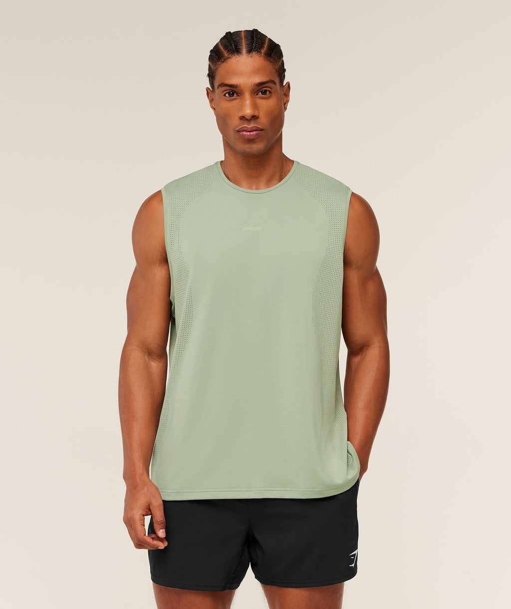 Distance Seamless Tank - Haze Green /  Haze Green — imagem 3