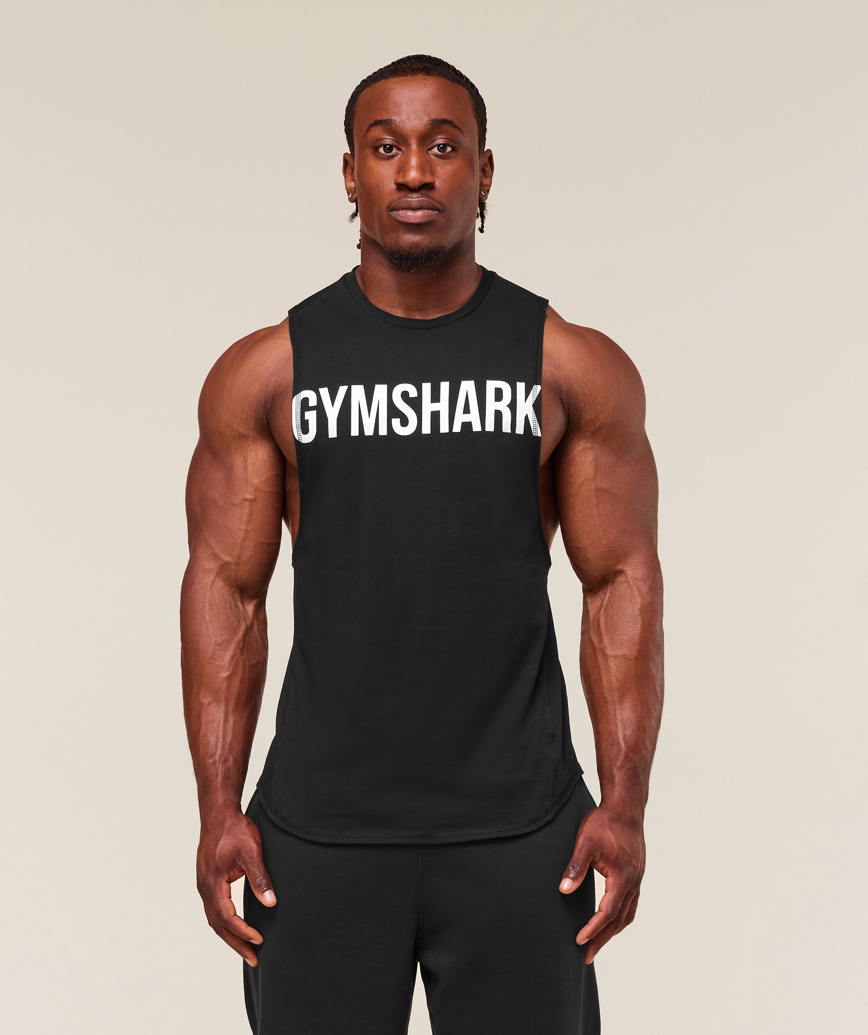 Regata Gymshark Cut-Off Cava Larga Masculina