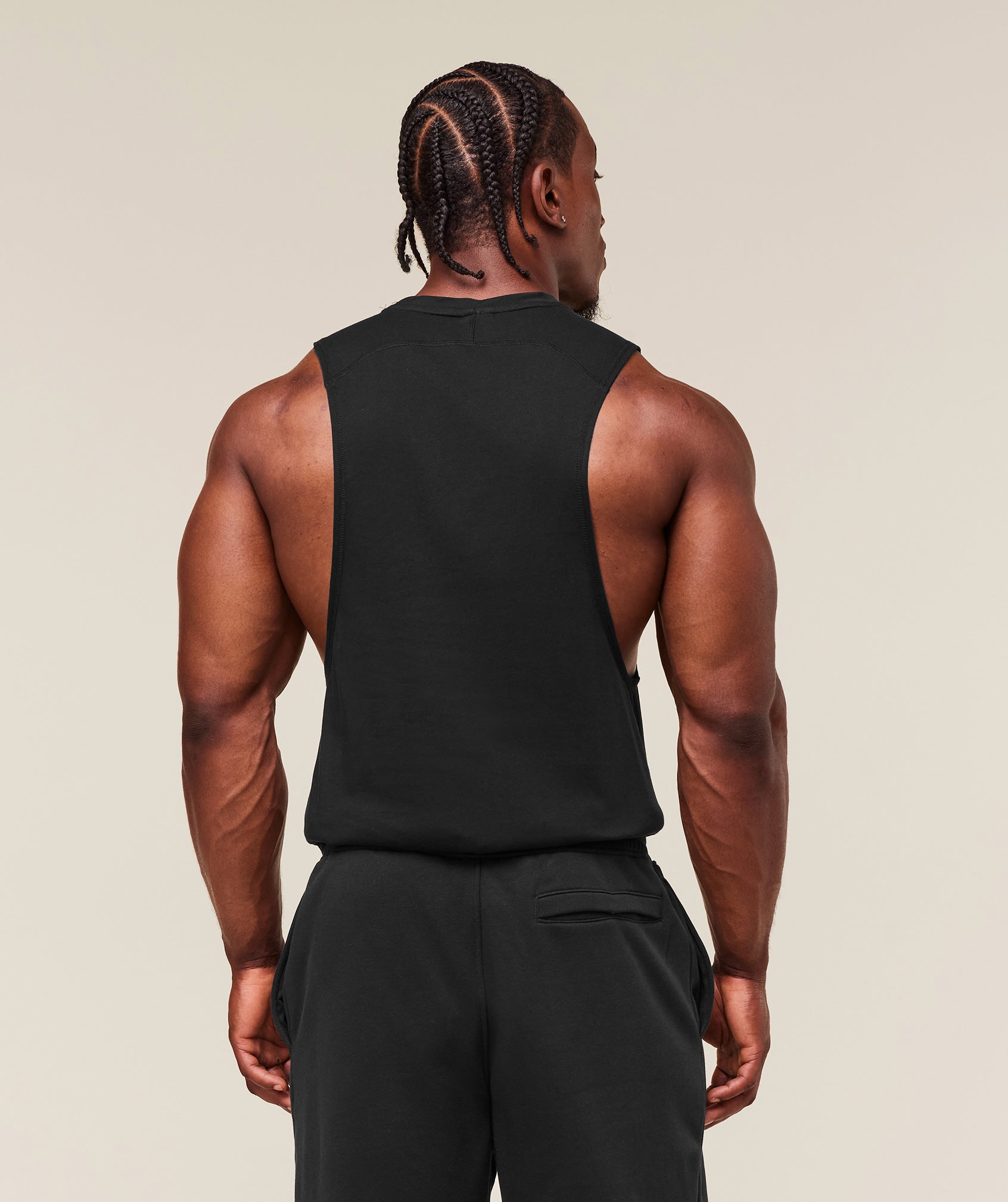 Regata Gymshark Cut-Off Cava Larga Masculina