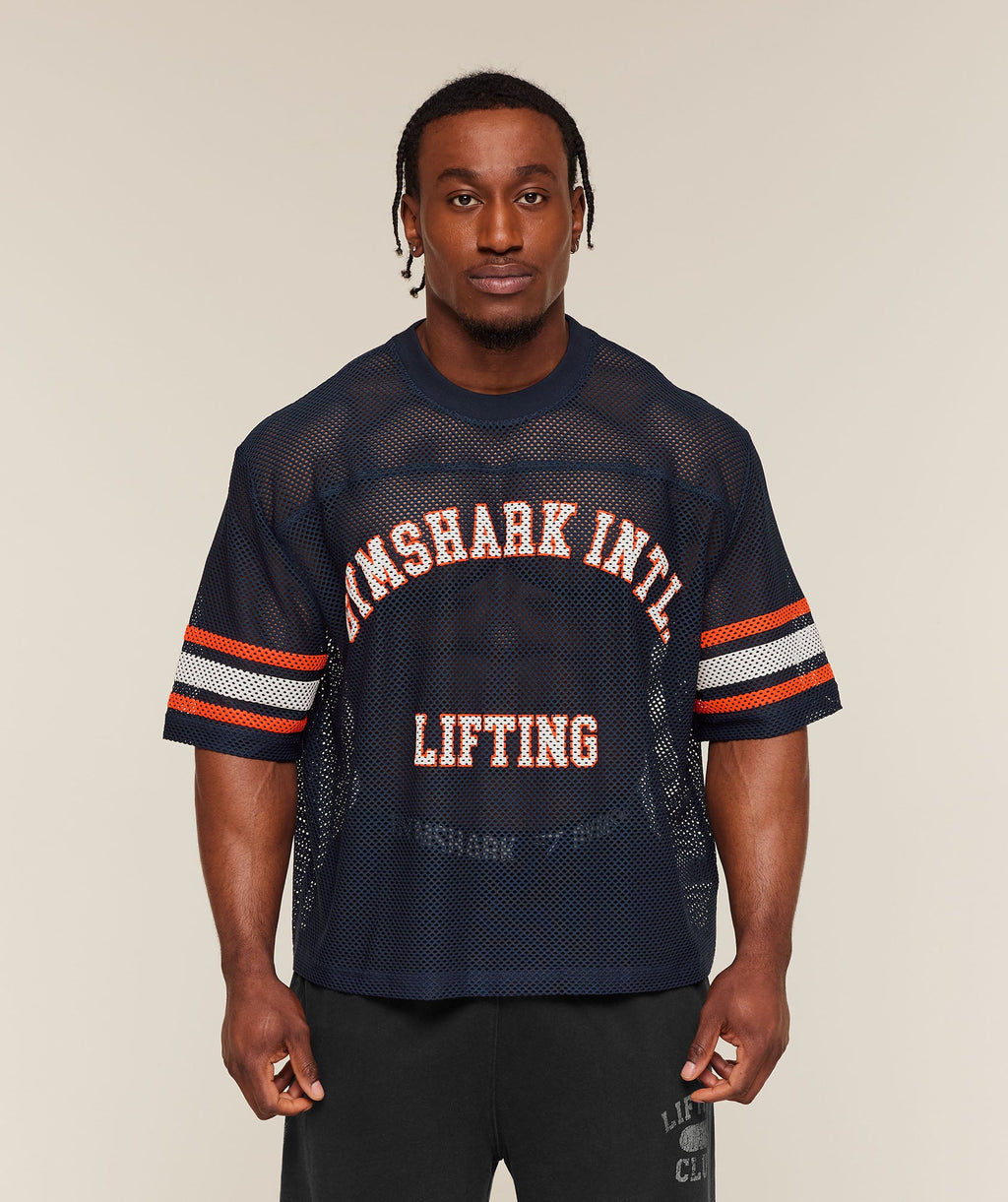 Collective Mesh Contrast Jersey - Heavy Blue — imagem 1
