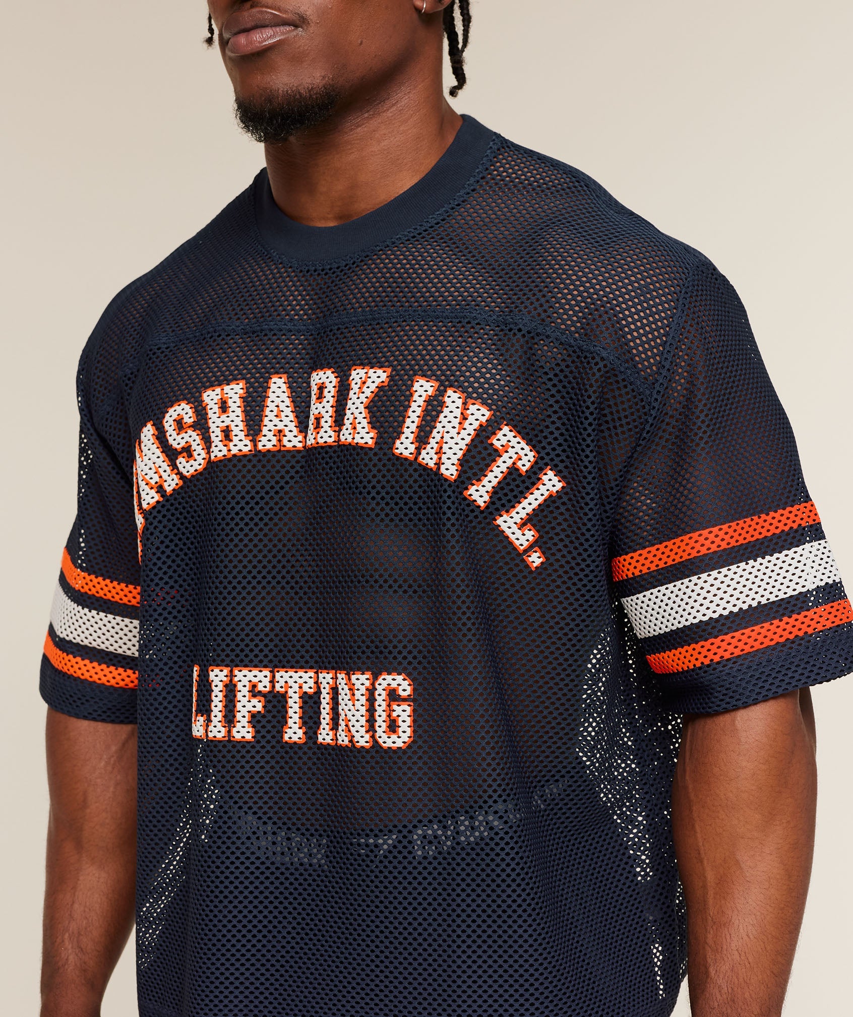 Collective Mesh Contrast Jersey - Heavy Blue — imagem 6
