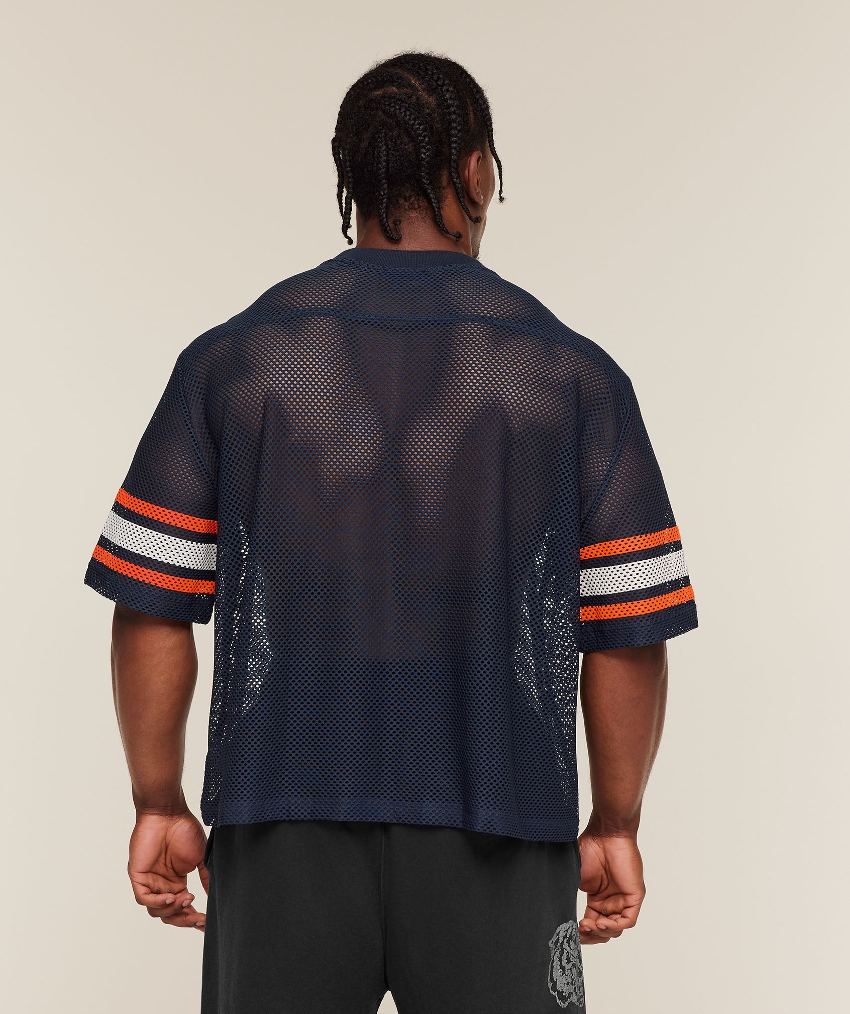Collective Mesh Contrast Jersey - Heavy Blue — imagem 4