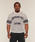Collective Mesh Contrast Jersey - Tinted White — imagem 1