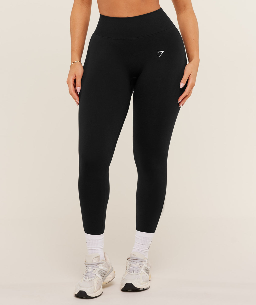 Lift Seamless High-Rise Leggings - Black/Black Marl — imagem 1