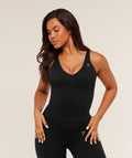Lift Seamless Tank with Shelf - Black Marl — imagem 1