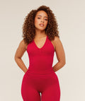 Lift Seamless Tank with Shelf - Carmine Red — imagem 1