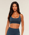 Everyday Seamless Racerback Sports Bra - GS Stealth Blue — imagem 1