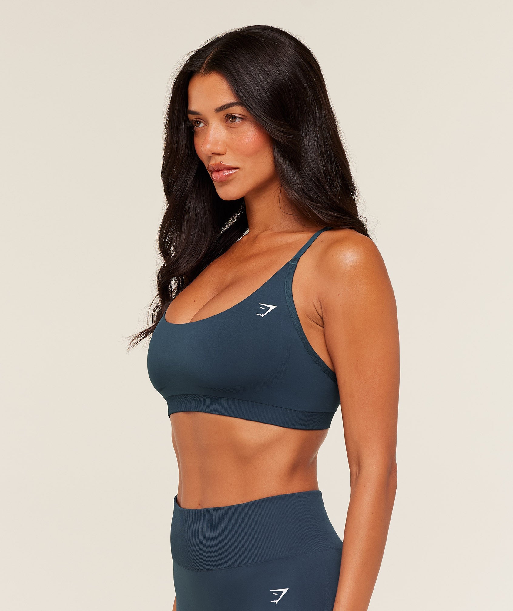 Everyday Seamless Racerback Sports Bra - GS Stealth Blue — imagem 3