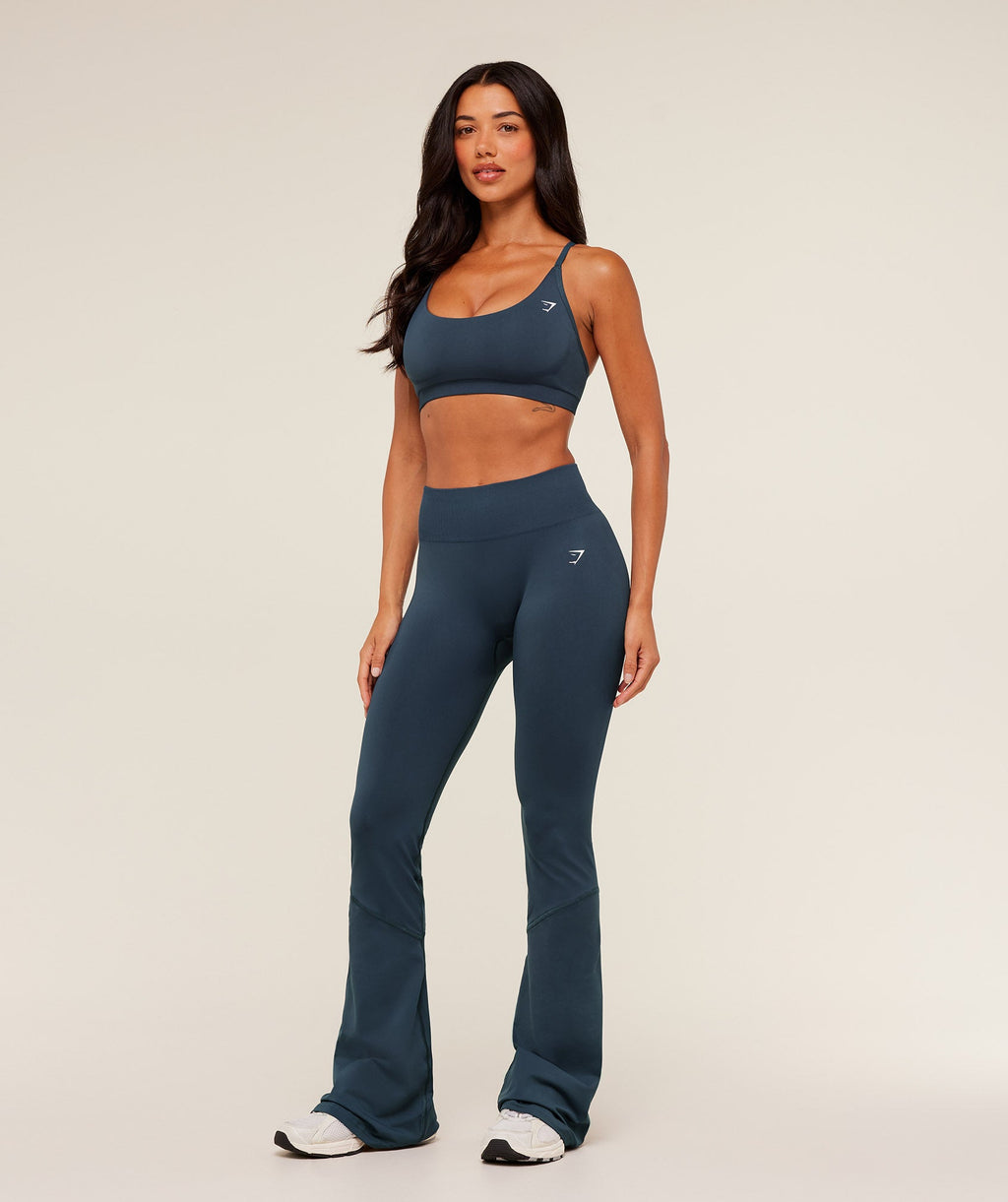 Everyday Seamless Racerback Sports Bra - GS Stealth Blue — imagem 4