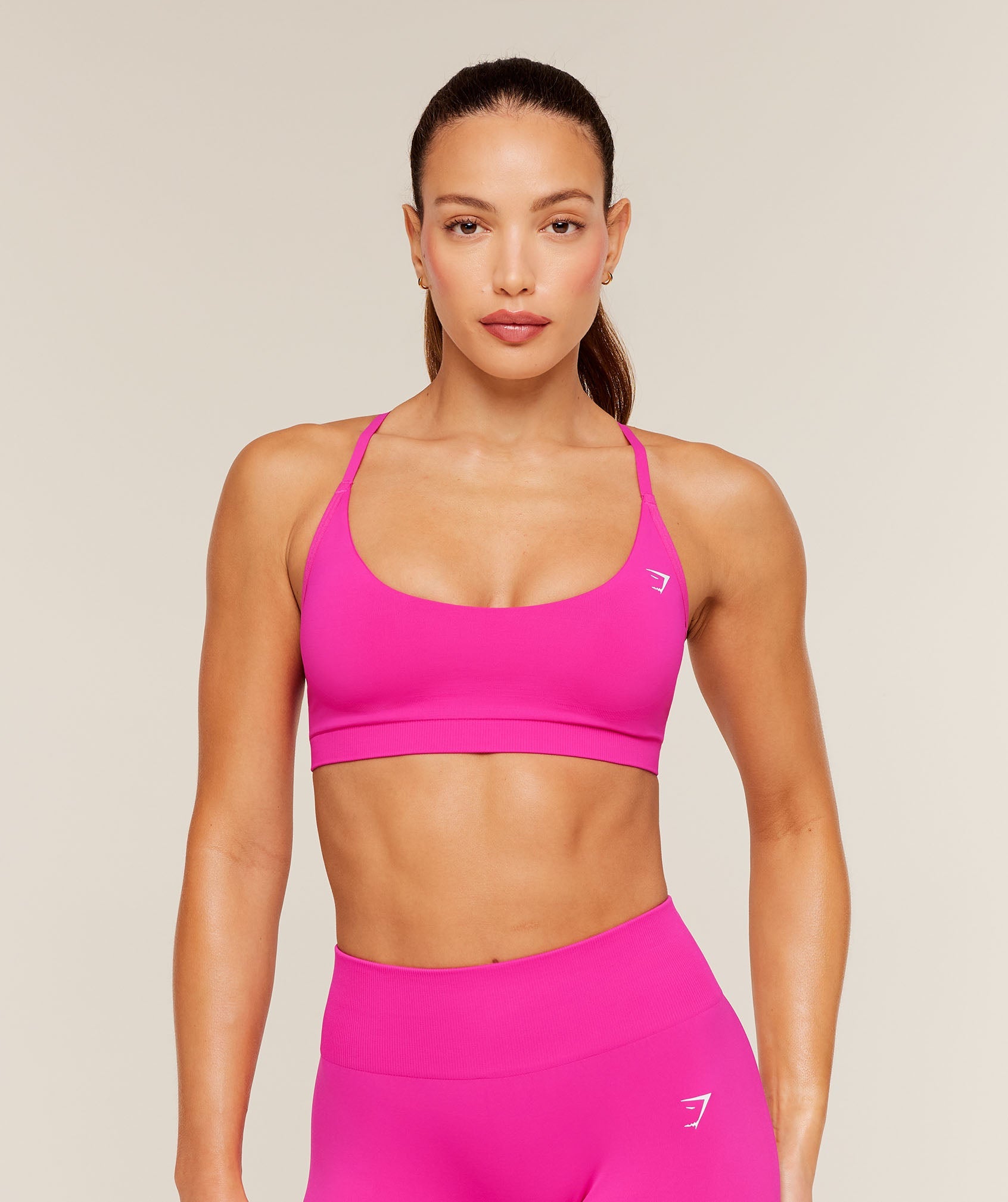 Everyday Seamless Racerback Sports Bra - Super-Set Pink — imagem 2
