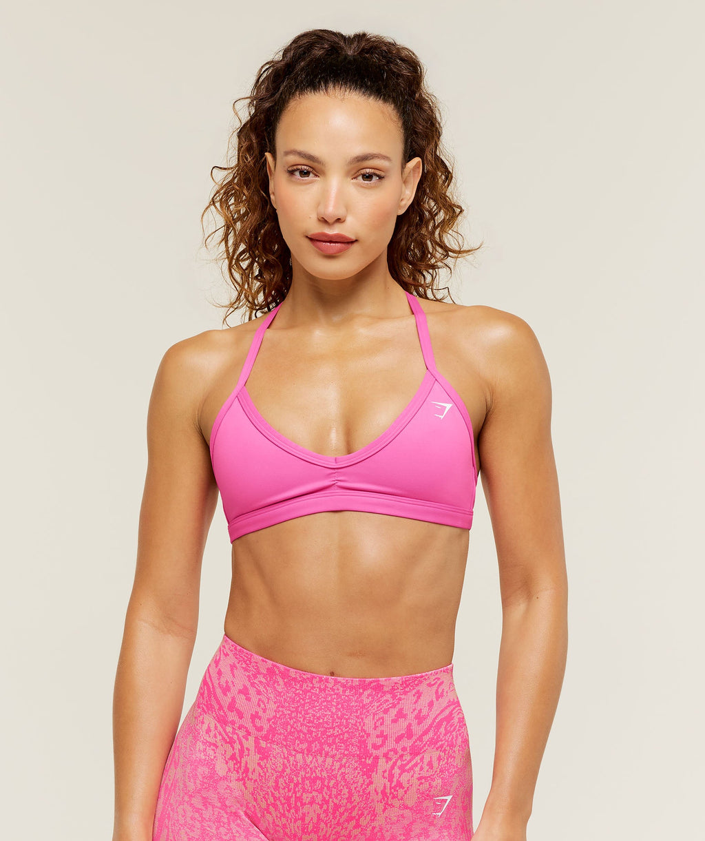 Minimal Sports Bra - Electric Pink — imagem 1