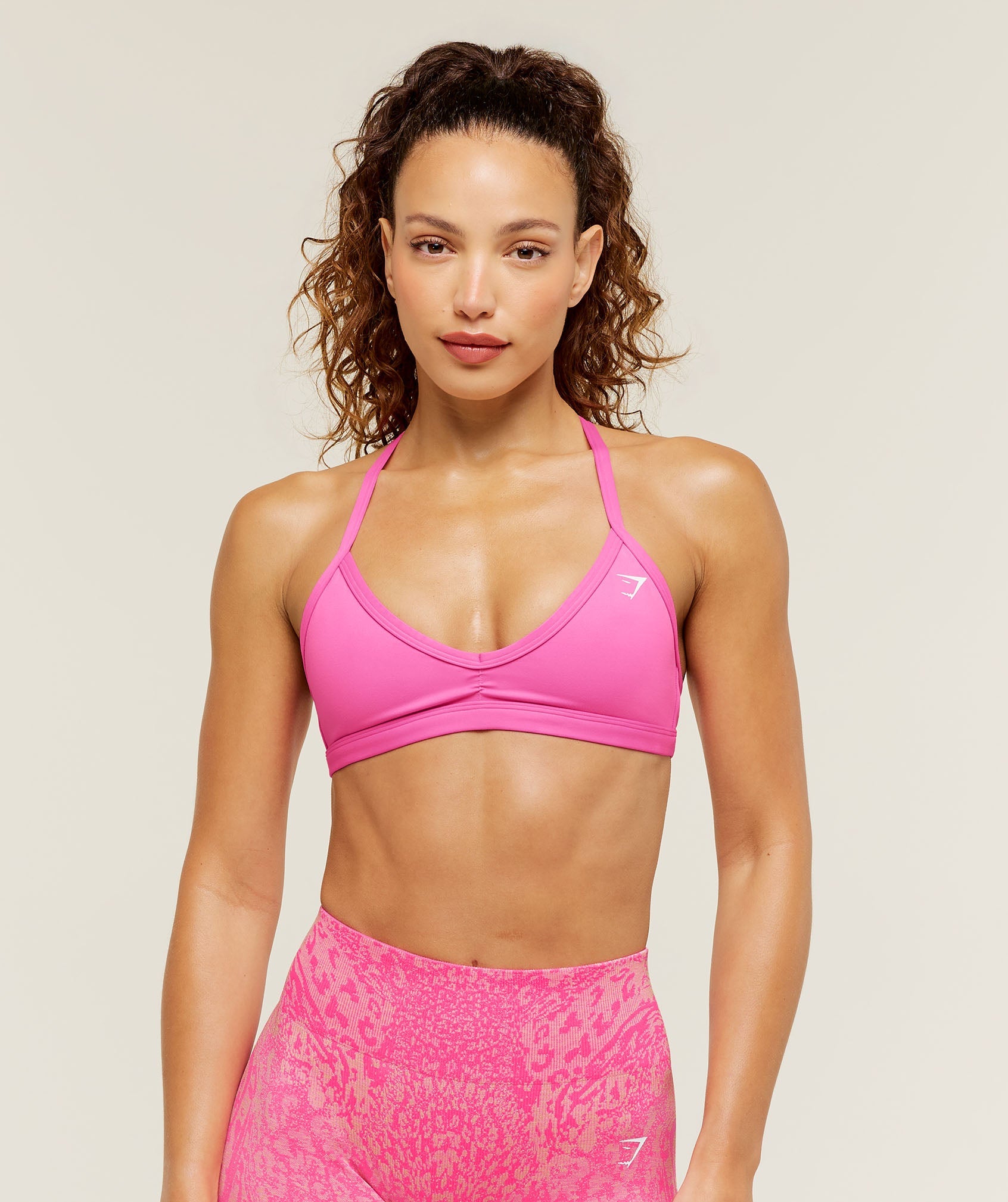 Minimal Sports Bra - Electric Pink — imagem 1