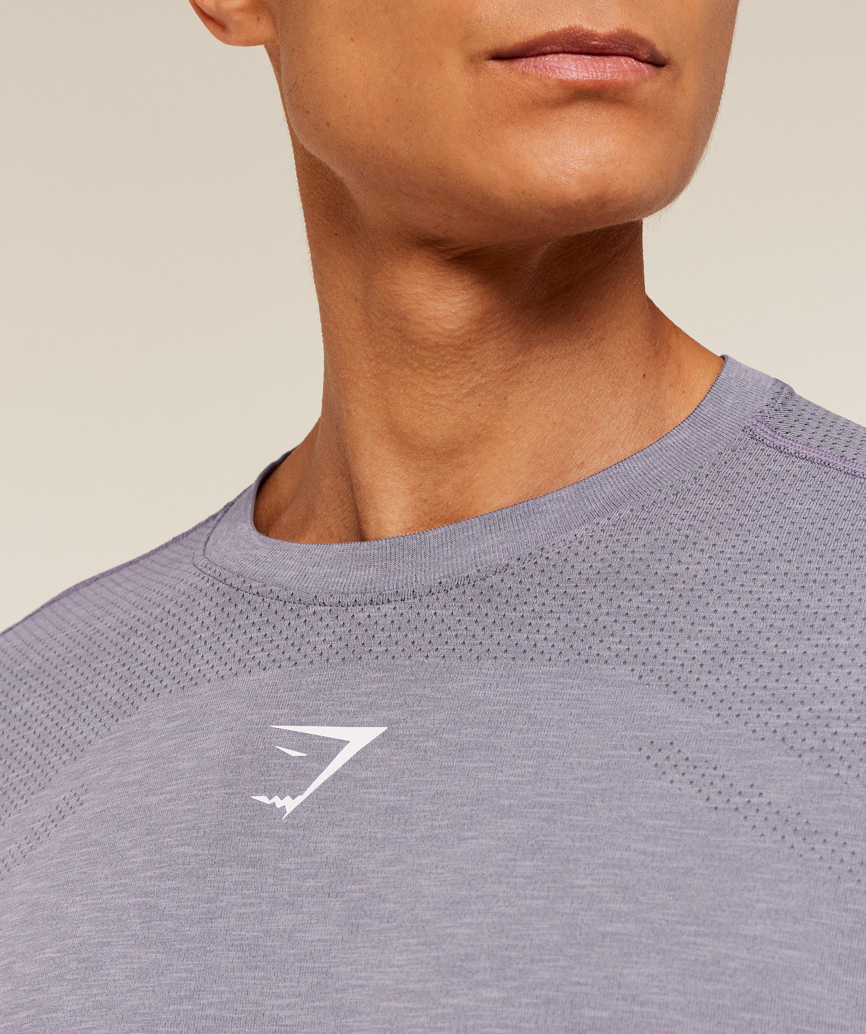 Lightweight Seamless T-Shirt - GS Fog Purple/ Marl — imagem 7
