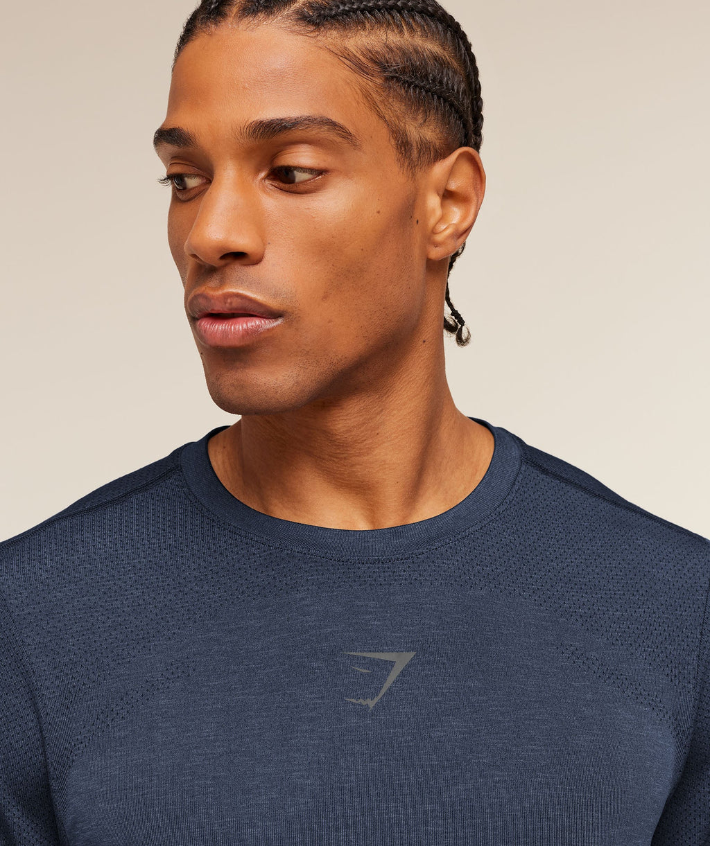 Lightweight Seamless T-Shirt - Heavy Blue/Marl — imagem 6