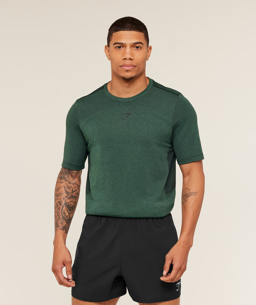 Lightweight Seamless T-Shirt - GS Victory Green/ Marl — imagem 2