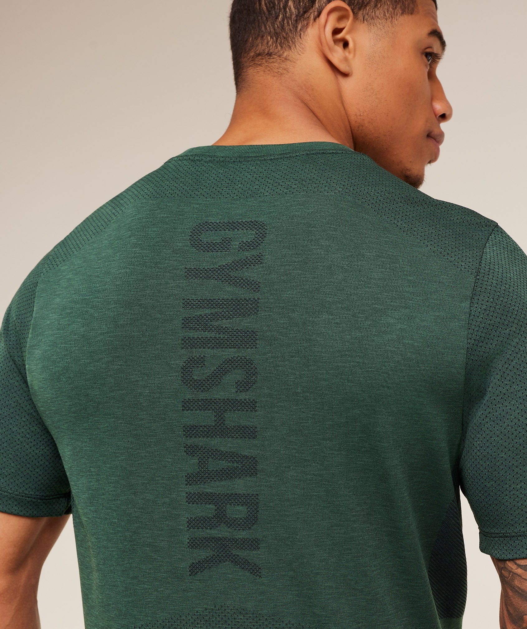 Lightweight Seamless T-Shirt - GS Victory Green/ Marl — imagem 7