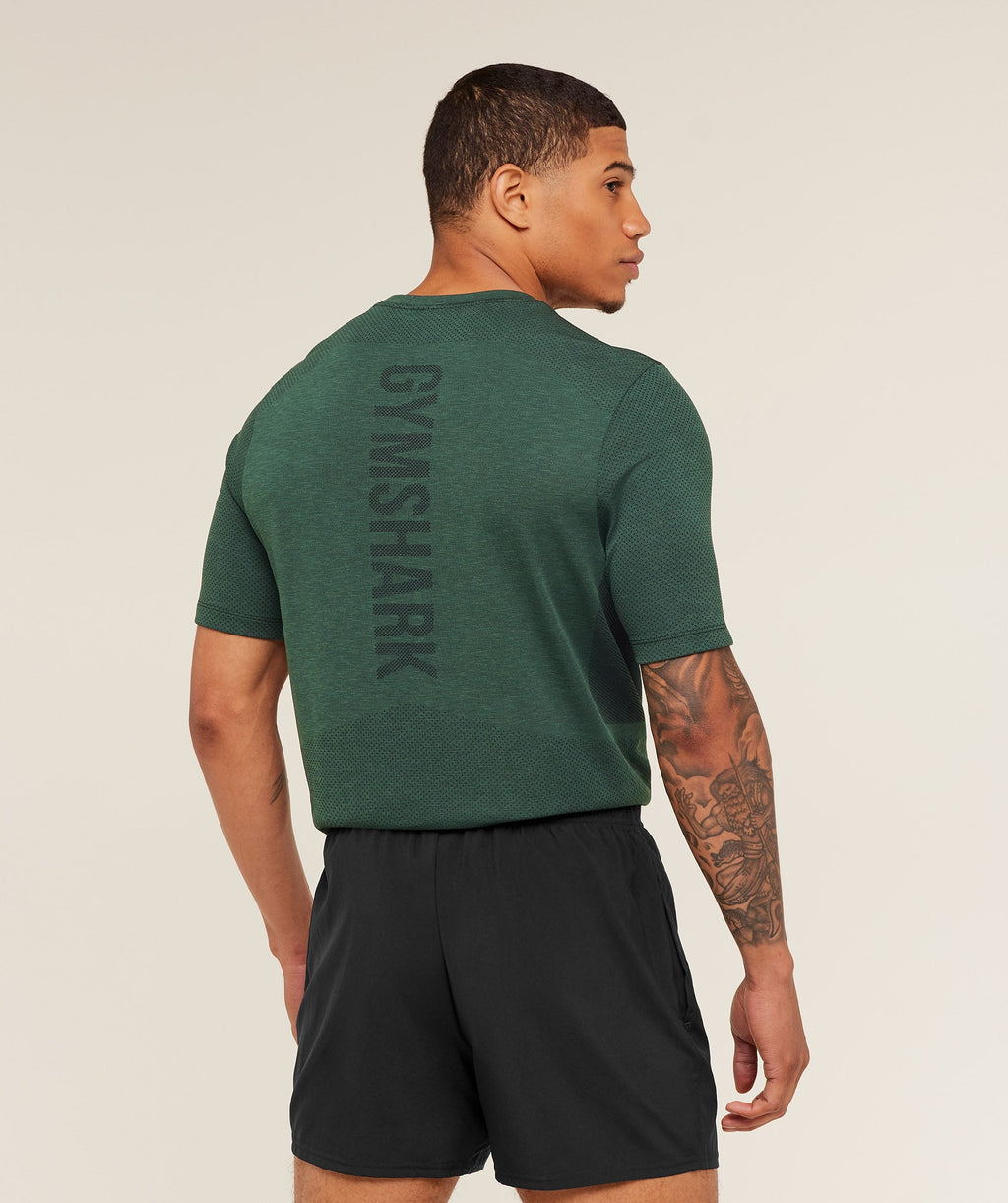 Lightweight Seamless T-Shirt - GS Victory Green/ Marl — imagem 4