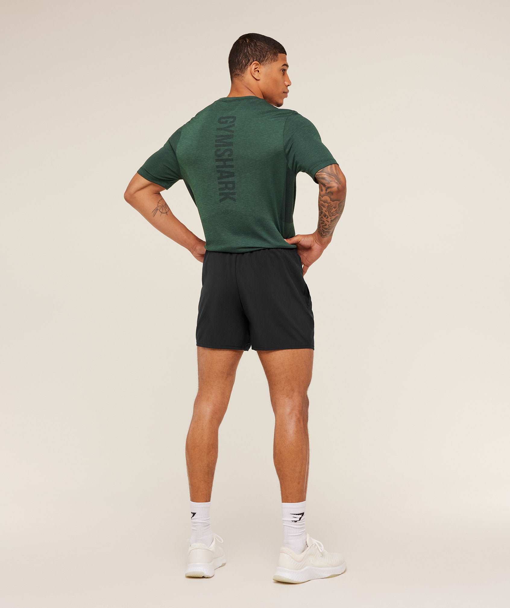 Lightweight Seamless T-Shirt - GS Victory Green/ Marl — imagem 5