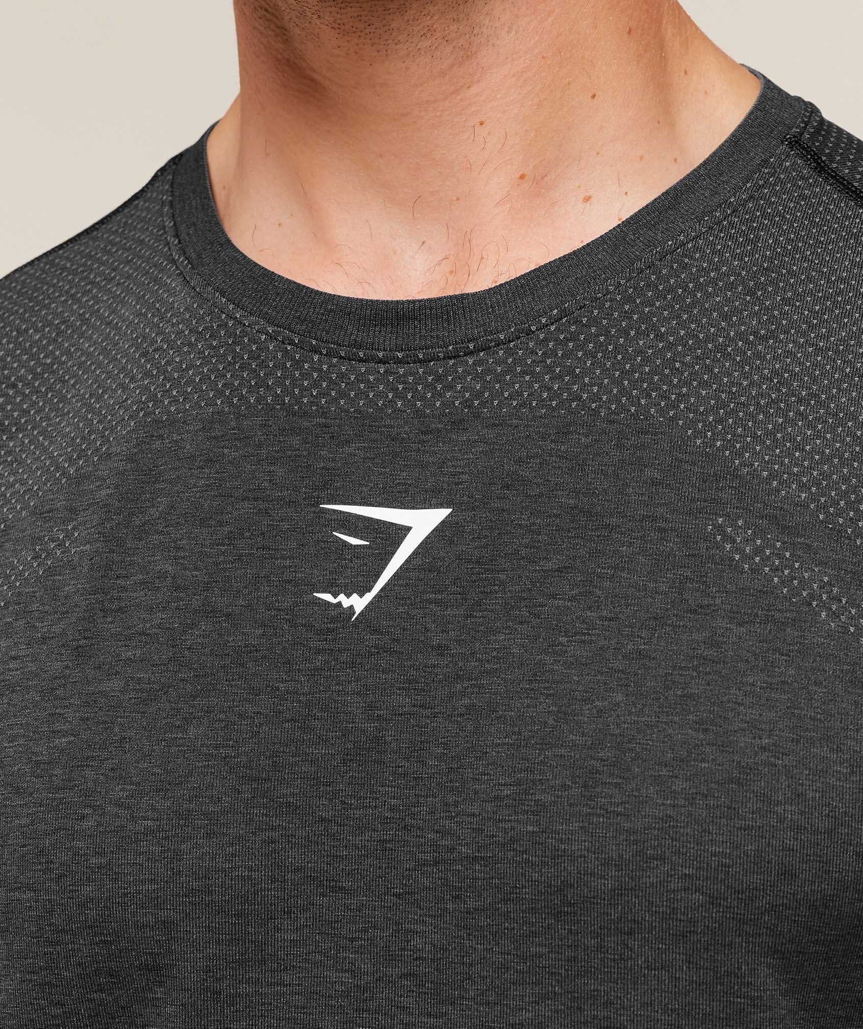 Lightweight Seamless Tank - Black/Silhouette Grey — imagem 5