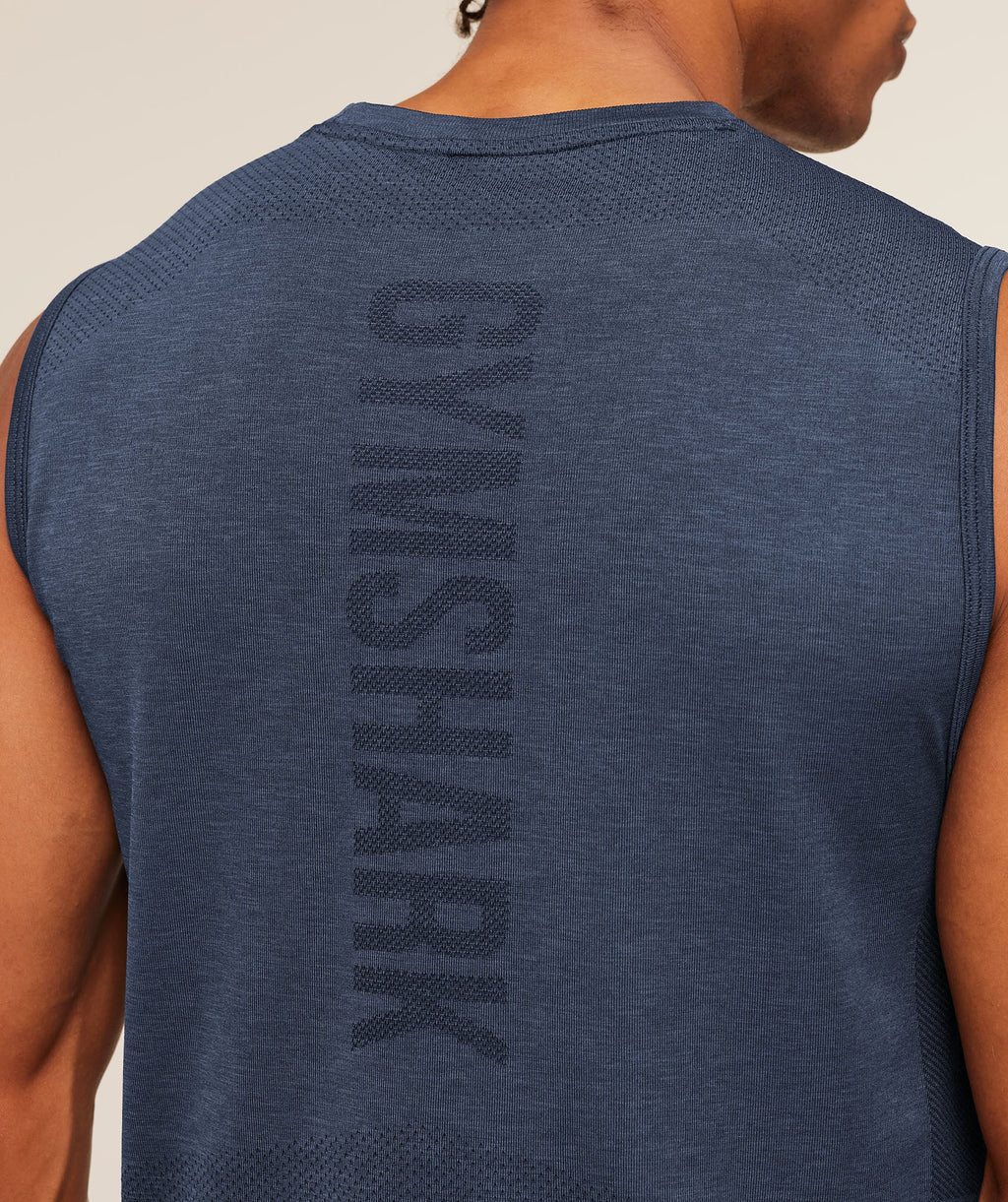 Lightweight Seamless Tank - Heavy Blue/Marl — imagem 5