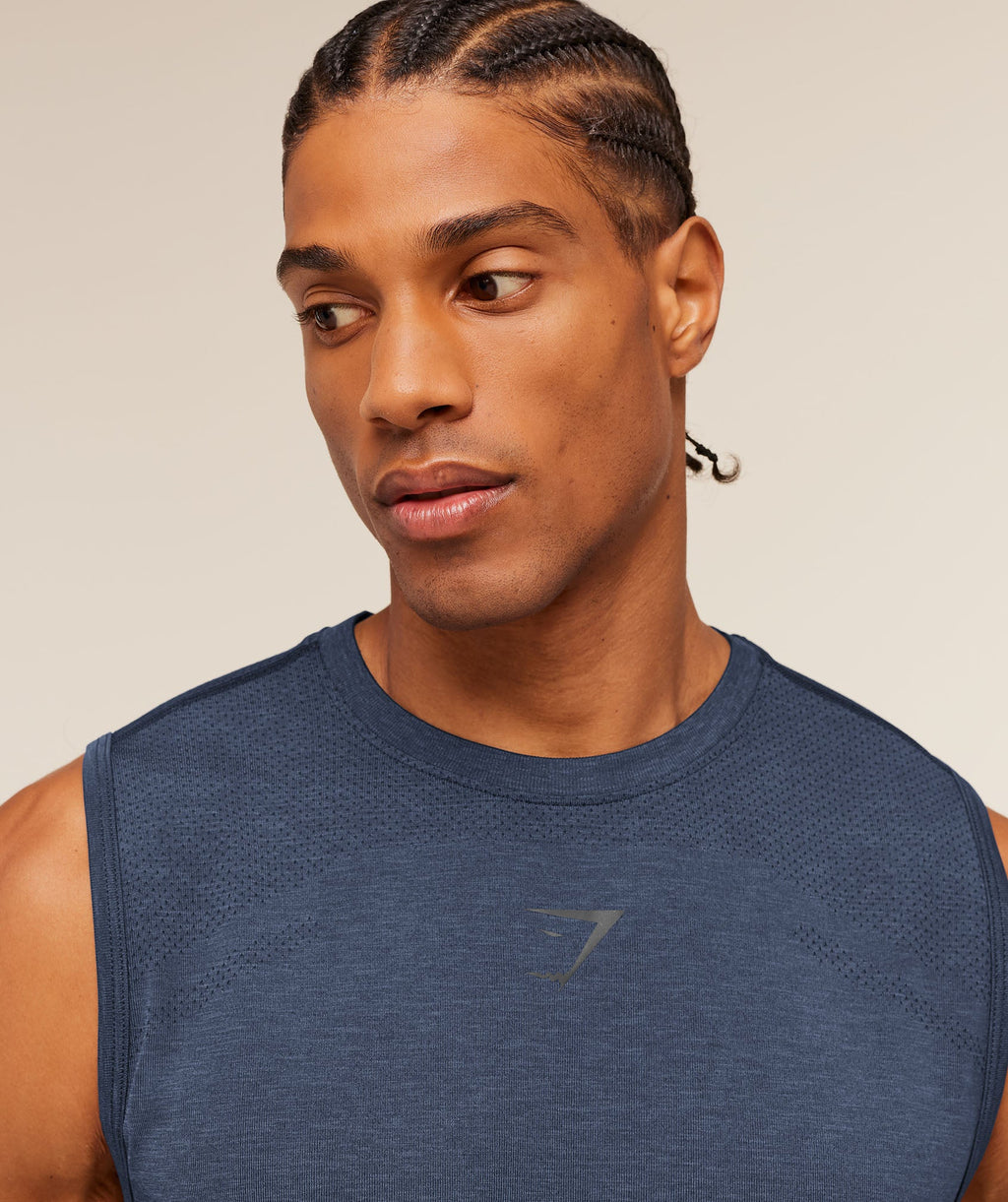 Lightweight Seamless Tank - Heavy Blue/Marl — imagem 6